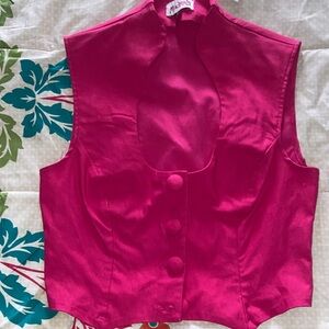 HOT PINK VEST NWT zmadrag
